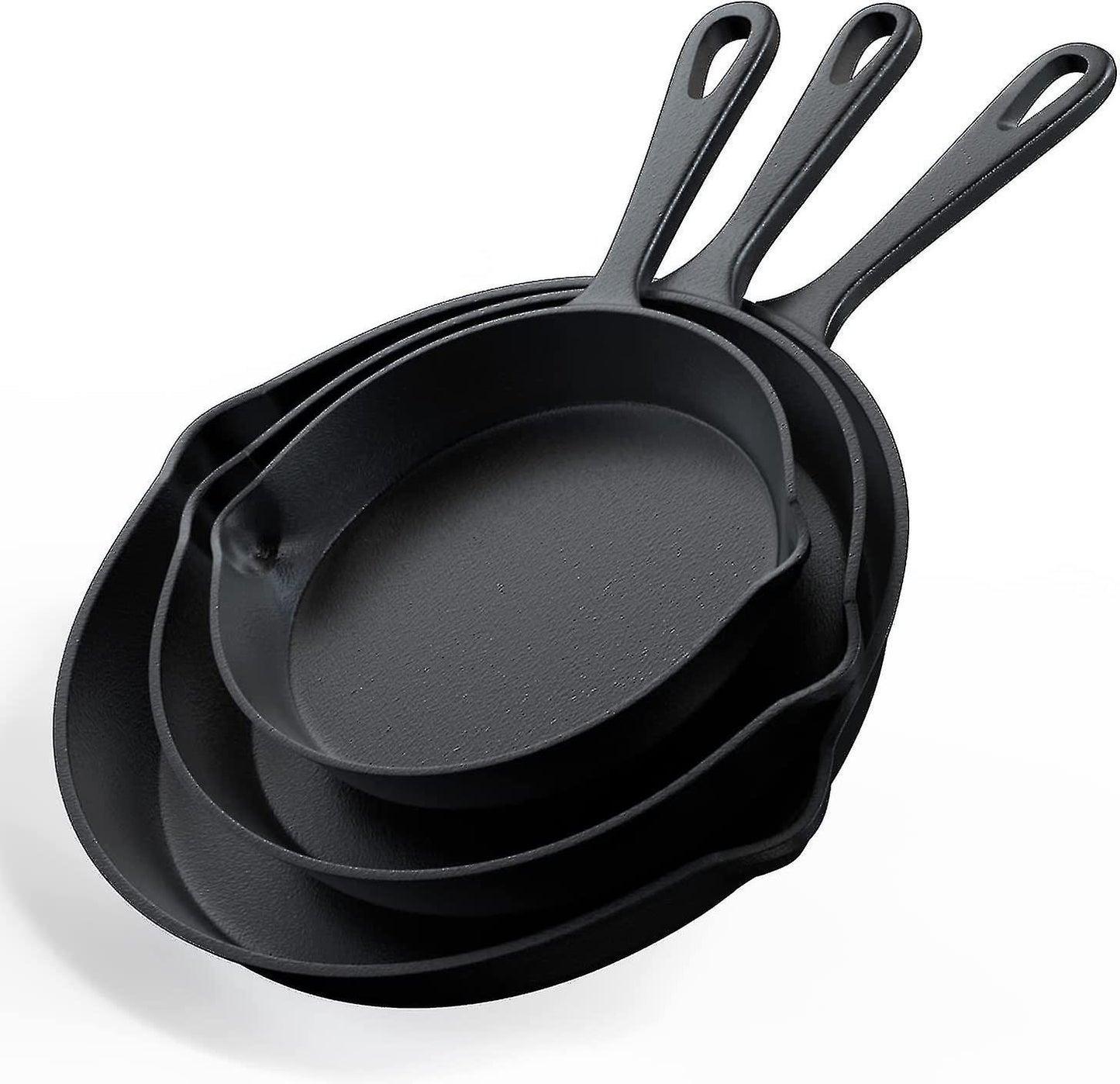 3-Piece Iron Cast Skillet Set