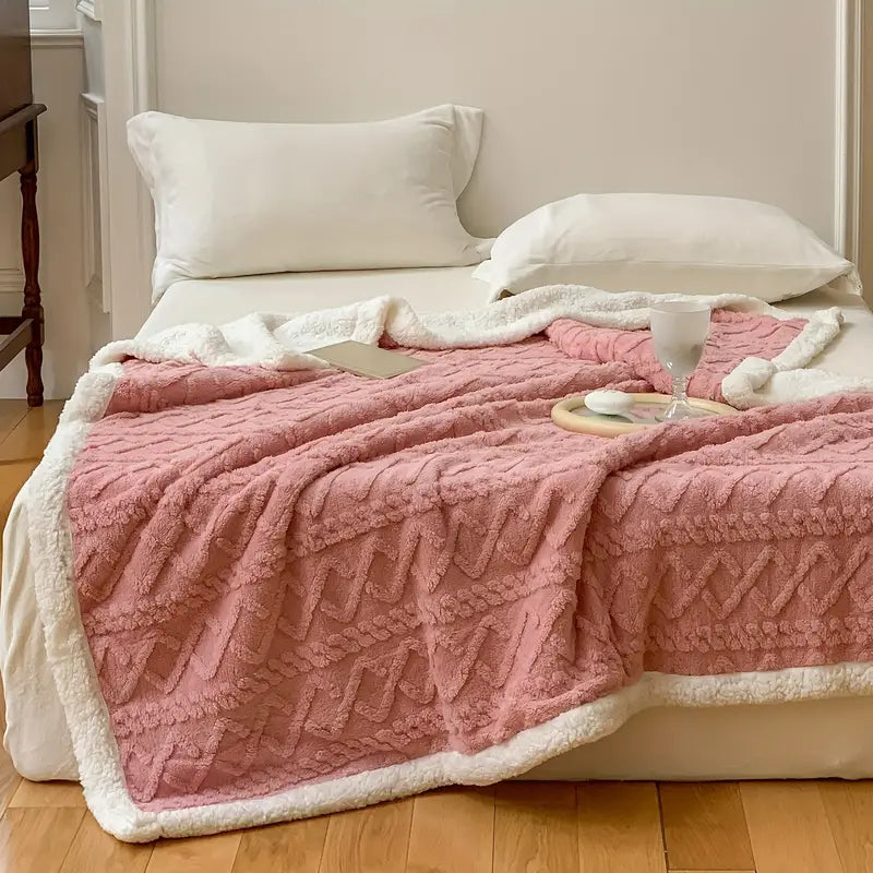 Luxurious Sherpa Snuggle Blanket