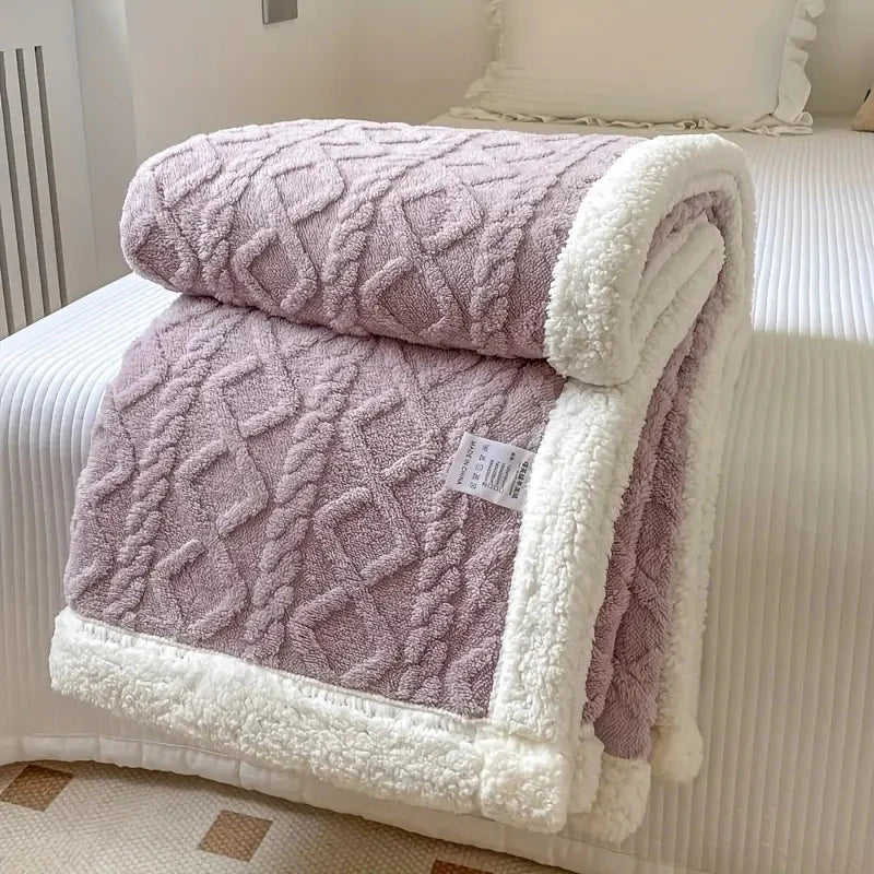 Luxurious Sherpa Snuggle Blanket
