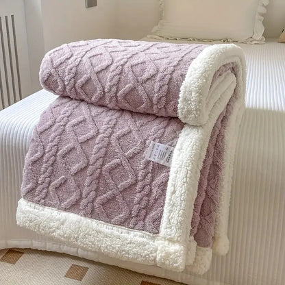 Luxurious Sherpa Snuggle Blanket