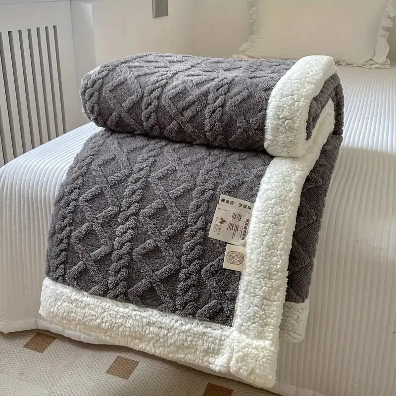 Luxurious Sherpa Snuggle Blanket