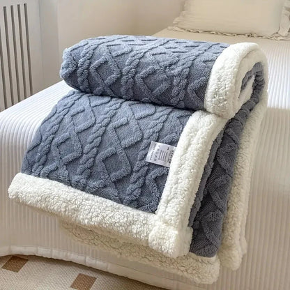 Luxurious Sherpa Snuggle Blanket