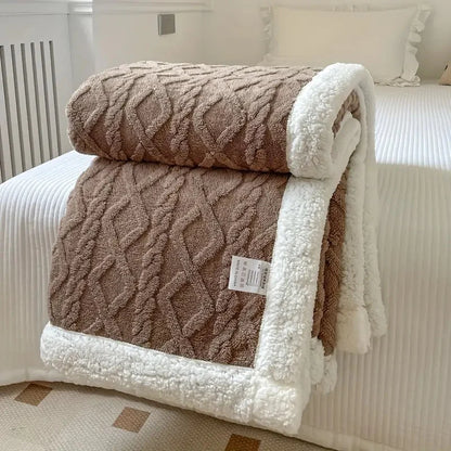 Luxurious Sherpa Snuggle Blanket