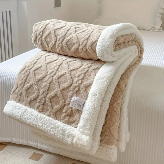 Luxurious Sherpa Snuggle Blanket