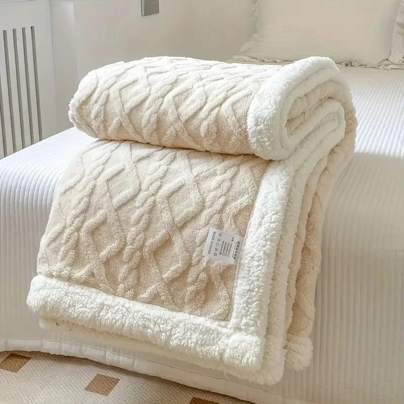 Luxurious Sherpa Snuggle Blanket