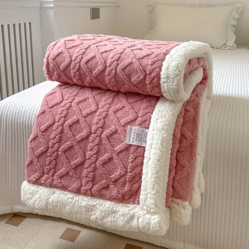 Luxurious Sherpa Snuggle Blanket