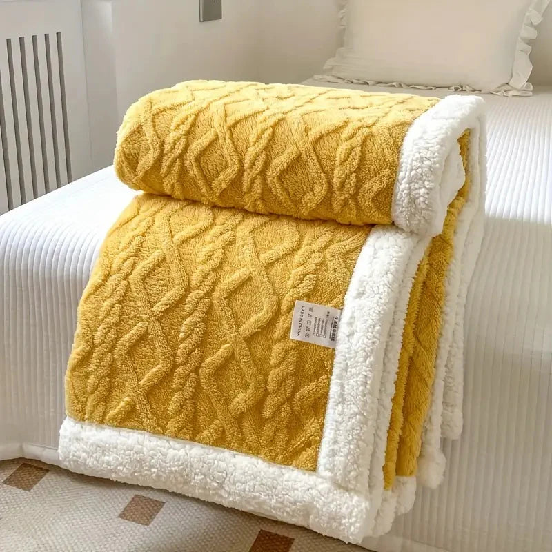 Luxurious Sherpa Snuggle Blanket